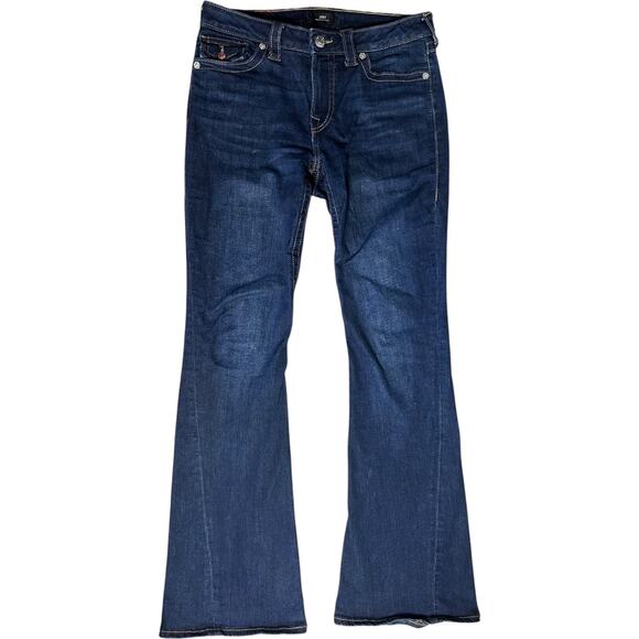 True Religion Joey Mid-Rise Flare Jeans - Picture 3 of 6